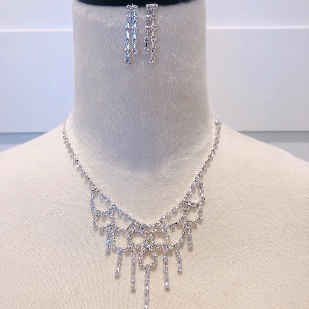 Czech Crystal Bridal Jewelry Set